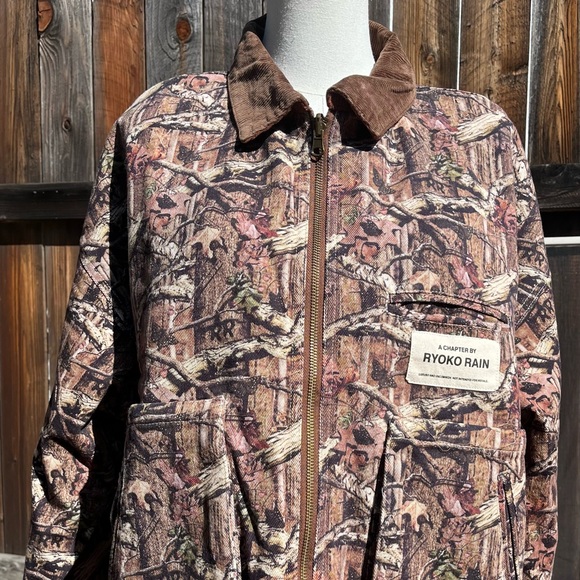 REVERSIBLE CAMO WORK JACKET FOR MEN - Picture 11 of 15